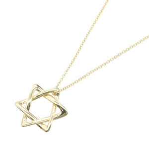 Tiffany Co Star Of David Necklace Yellow Gold